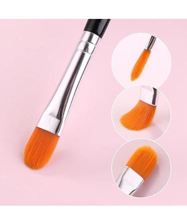 Extra Flat Round Eyebrow Concealer Brush | E32 Flat Makeup & Brow Brush for Flawless Application - Buy Online on GoSupps.com