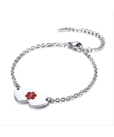 Diabetic Anklet Medical Alert Foot Bracelet Boot Jewelry - Buy Online on GoSupps.com