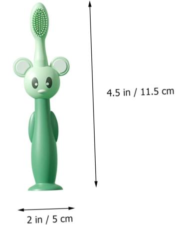 FOMIYES 2 Sets Training Toothbrush for Newborns - Teeth Cleaning Brush with Soft Bristles - Perfect for Infants & Toddlers - Buy Online on GoSupps.com