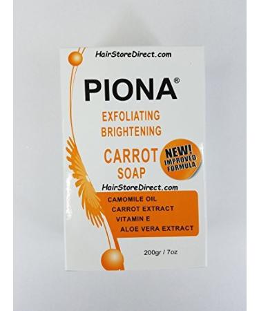 Piona Exfoliating & Carrot Soap 7oz - Buy Online on GoSupps.com