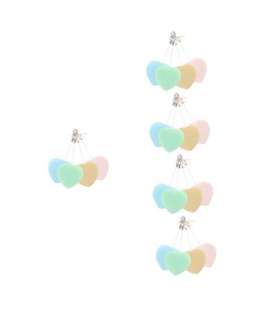 Abaodam 20 Pcs Phone Screen Wiper Screen Cleaning Wipes Smartphone Screen Cleaner Screen Cleaning Ball Eyeglass Brush Cleaner Macaron Mobile Phone Pendant Portable Screen Tool Pp Key Video 4X4X1.5CMx5pcs Assorted Colorx5pcs