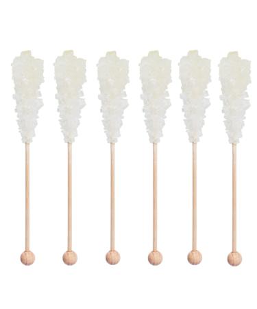 Civilized Coffee Rock Candy, Swizzle Sugar Sticks, All Natural, Non-GMO, Gluten-Free Individually Wrapped (100 Count)