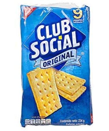 CLUB SOCIAL Original - Salt Crackers - Saladas Galletas, 234g