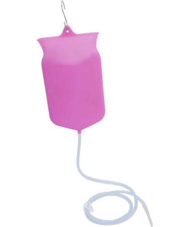 2L Portable Enema Bag Kit - Silicone Intestinal Cleaning Kit for Home Use | Purple for Men & Women - Buy Online on GoSupps.com