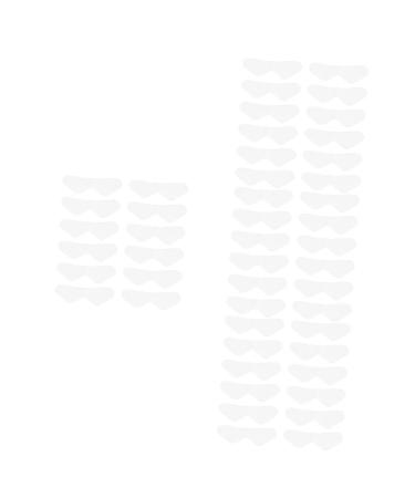 Angoily 60 Sheets Eye Mask Stye Moisturizing Eye Pads Warm Compress for Eyes Papers Lip Films Anti Household Eye Patches Care Supply Non-woven Fabric White Compression Invisible Sticker