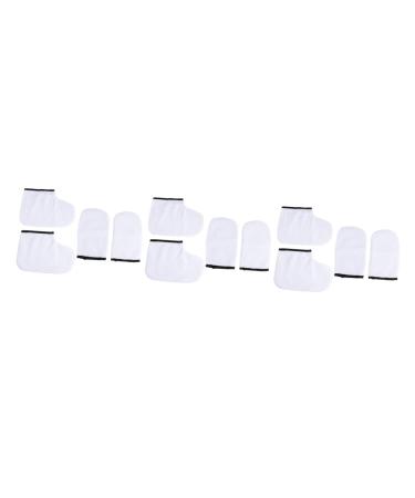 Beavorty 12pi ces Et De Bain De Paraffine Pour Soins Des Mains Et Accessoires De Spa R utilisables Pour Hydratant Optimal 25.5X15X1CMx3pcs Blancx3pcs