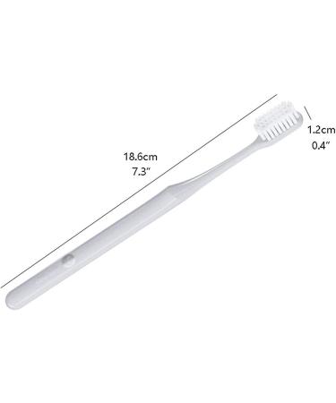 Zumaha Compact Toothbrush 12-Pack | Ergonomic Small Head Design for Adults Pregnant Women & Teens | Ideal Travel Manual Toothbrushes - Buy Online on GoSupps.com
