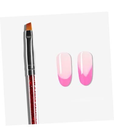 Beavorty 1 Set nail liner brush glitter manicure pens nails brush round flat nail brush powder nail brush sable acrylic nail brush drill nail art pen draw flowers Manicure tools - Buy Online on GoSupps.com