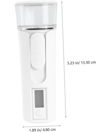 OHPHCALL 1pc Spray Hydrating Apparatus Comedones Extractor Nanometer Spray Skin Scrubber Spatula Handheld Humidifiers Rechargeable Face Portable Facial Mister Abs Extend Electric 13.3X4.8CM - Buy Online on GoSupps.com
