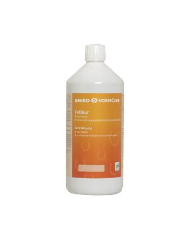 Emiko Horsecare Fellkur 1 liter keeps the skin milieu upright and maintains with marigold extract also with skin problems and for hoof care