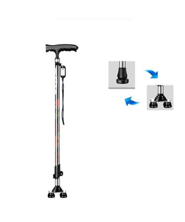 Walking Sticks for Women with LED Light with Ergonomic Handle with 2 Non-Slip Bases Interesting