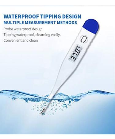 Digital Thermometer for Fever - Quick Reading Waterproof Oral Thermometer with Fever Indicator - Best for Baby, Kids, and Adults - Buy Online on GoSupps.com