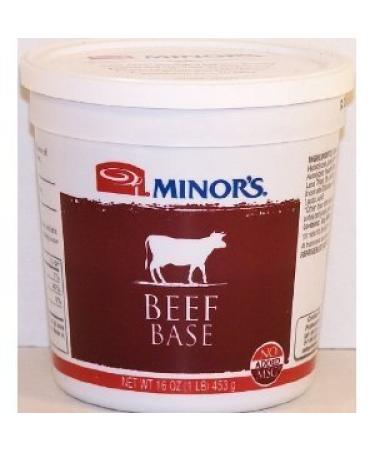 Minor's (Original Formula) Beef Base - 16 oz. (Pack of 2)