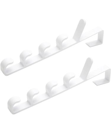 STOBAZA 4 Pcs Towel Hooks Multifunctional Hooks Door Hanging Rack Hanger Coat 2pcsx2pcs Whitex2pcs - Buy Online on GoSupps.com