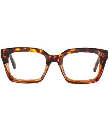 Fuqinqingoz Oversized Blue Light Blocking Reading Glasses - Square +300 C6 | Fatigue Relief & Enhanced Comfort - Buy Online on GoSupps.com
