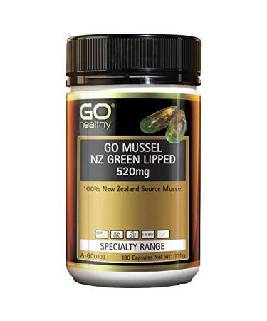 New Zealand Green Lipped Mussel 520mg 180 Capsules