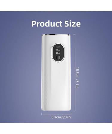 Home Essential Oil Diffuser Humidifier - LED Display 3-Stage Timing Aromatherapy Air Freshener for Large Rooms - White - Buy Online on GoSupps.com