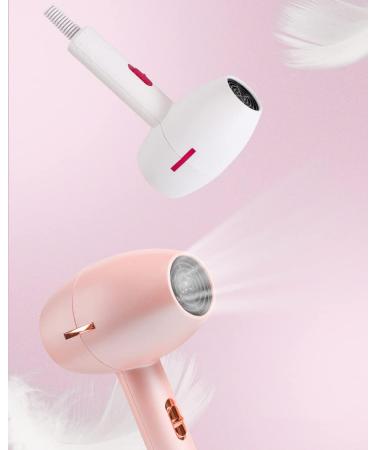 Professional Childrens Hair Dryer 1300W Ionic Blow Dryer Lightweight Portable Travel Hair Dryer 3 Temperature Incl Concentrator Girl Hair Dryer for Student Dormitory and Travel Pink Small Gift White - Buy Online on GoSupps.com