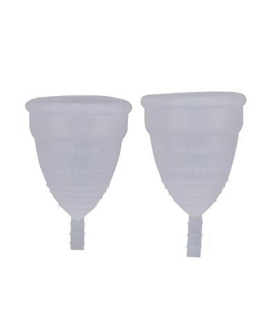 2PCs/Set Reusable anti-clever menstrual menstrual cup for women menstrual accessories reusable leakage security hygiene mug (#3)