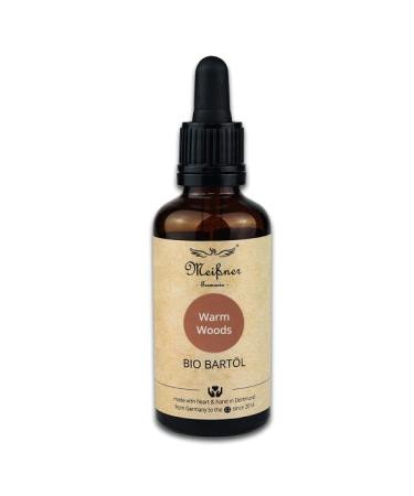 MeiÃner Tremonia Bio Beard Oil - Cold-Pressed Argan Jojoba & Passion Fruit Oils | Natural Essential Oils for Beard Care - 50ml Warm Woods - Buy Online on GoSupps.com
