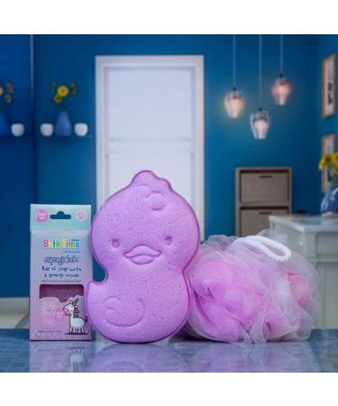 T.Taio Esponjabon Loofah Luffa Loufa Body Wash Ball Shower Bath Puff Soap Sponge  Bubblegum Scented Mesh Pouf Shower Bath Puff Soap Sponge for Kids Boys and Girls - Buy Online on GoSupps.com