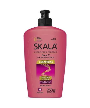 Buy Skala Ceramidas 3 in 1 Combing Cream - Nourishing G3 Ceramides for All Hair Types - 250g (8.81oz) - International Shipping Available - Buy Online on GoSupps.com