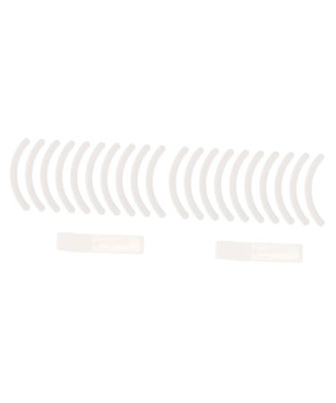Balacoo 20 Pcs Eyelash Pattern Strip Eyelash Curler Eyelash Grafting Holder Lash Extension Clip False Lashes Extension Tool T Tool Lash Holder Tools Abs Fake Eyelashes White Grafting Clip Whitex2pcs