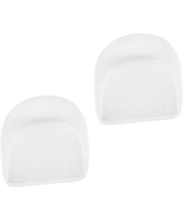 FOMIYES Heel Support Insoles - Plantar Heel Cushion Pads & Heel Cup Inserts for Pain Relief - Thicken White - 2 Pairs - Buy Online on GoSupps.com