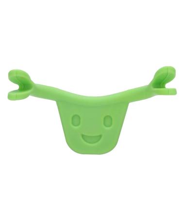 Smile Corrector  Face Trainer Facial Smile Beauty Maker Trainer Forming Mouth Exerciser Training Mouth-shape Exercise Device for Lip Tattoo(Green)
