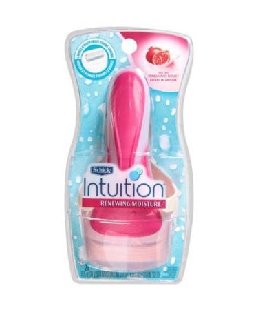 Buy Schick Intuition Plus Renewing Moisture Razor with Pomegranate Extract - Pack of 4 | International Shipping Available - Buy Online on GoSupps.com