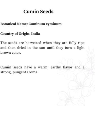 Cumin Seeds (114 G) - Buy Online on GoSupps.com