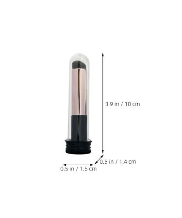 Baluue 6pcs Lip Brush Set - Silicone Lipstick Applicators with Lids | Portable & Easy to Clean Makeup Brushes for Lip Gloss & Concealer - Buy Online on GoSupps.com