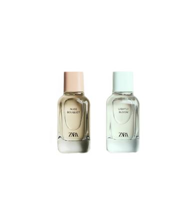 Zara Lightly Bloom + Nude Bouquet Perfume for Women EDP Eau De Parfum 2x 100 ML (3.4 FL. OZ) - Buy Online on GoSupps.com