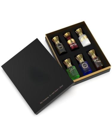 Adil-Qadri Assorted Luxury Long Lasting Roll-On Attar Perfume Gift Set For Unisex (5.5 Ml Each)