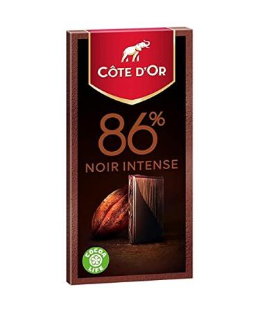 C te d'O C te d'Or 86% Intense Black 100g (Pack of 6)