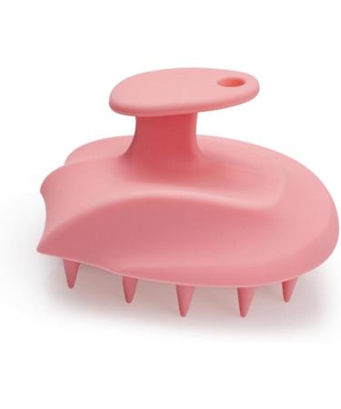Orfofe Silicone Massage & Shampoo Brush - Pet Brush & Scalp Care Comb for Small Hair - Pink Pebble Gel - Buy Online on GoSupps.com
