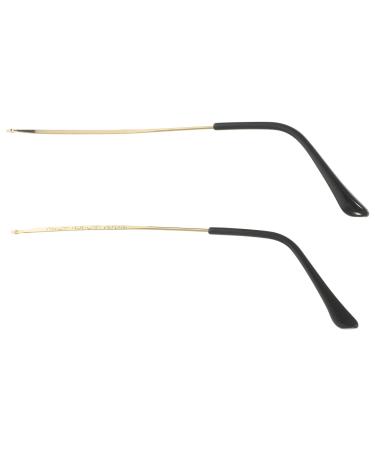 Healvian spare parts for glasses 1 pair of metal glass-replacement-low glasses replacement brackets Brillen-poor legs for glasses glasses sunglasses golden colors brilliant parts