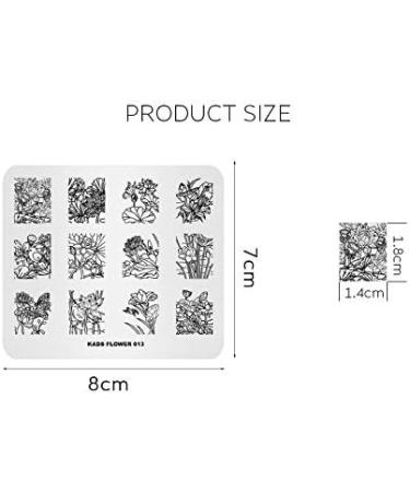 Chinese Flower Lotus Bird Stamping Plate Nail Art Stamper Tool - FL013 - Buy Online on GoSupps.com