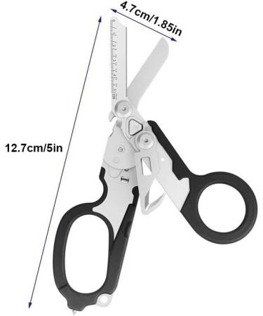 6-In-1 Raptor Emergency Shears Foldable Tool - Blue | Tactical Pliers & Scissors for Camping & Survival - Buy Online on GoSupps.com