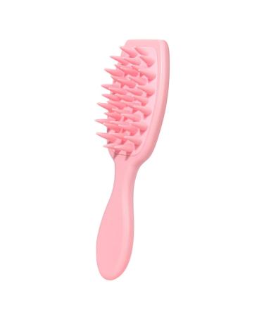 Ipetboom hair washing brush styling massage hair growth brush Disgoter shower brush paddle scrubber to wash hair washing hair washers hair washing ridge from dandruff removal baby hairdressing comb pink