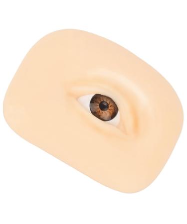 Professional Mold Reusable Blank Skin Silicone Up Simulated Left Eye Tool Make Practicing Practice 6.9x5.2cm As Shown 2
