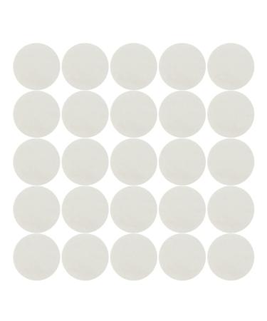 Doitool 50 pieces essential oil necklace pads refill aroma pads aroma diffuser necklace cotton pads aroma trailer pads fragrant jewelry accessories (white)