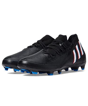 adidas Unisex Edge.3 Firm Ground Soccer Shoe 11 Black/White/Vivid Red