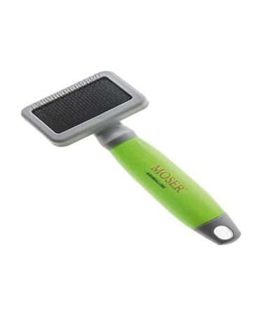 Moser 2999-7055 Small Slicker Brush Green Green Small (Pack of 1)