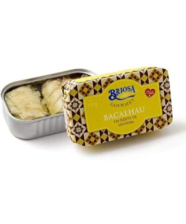 BRIOSA Gourmet Cod in Olive Oil / Gourmet Product from Portugal - 5 x 120g Pack