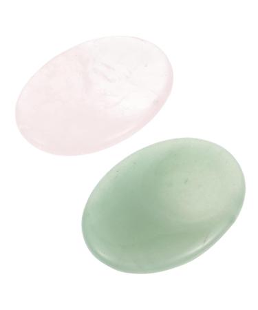 FRCOLOR Facial Scraping Board Set - 4 Pcs Gemstone Beauty Massagers & Acupoint Tools for Glowing Skin | Face Gua Sha & Tiger Rock Plates | International Shipping - Buy Online on GoSupps.com