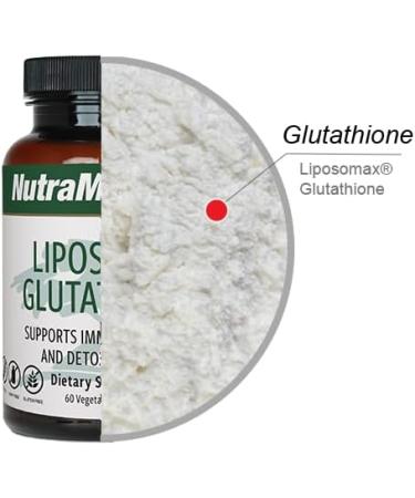 NutraMedix Liposomal Glutathione Supplement - Optimize Detox Immune Support & Absorption - Soy Dairy & Gluten-Free (60 Capsules - Buy Online on GoSupps.com