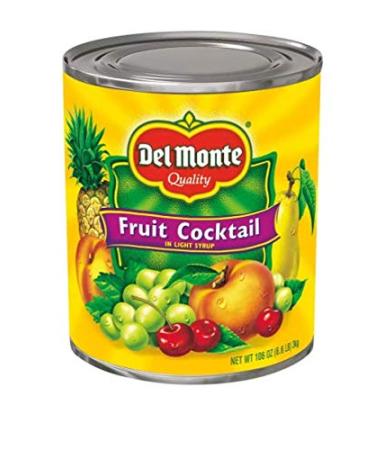Del Monte Del Monte Fruit Cocktail In Extra Light Syrup Net wt 105 Ounce , 105 Ounce