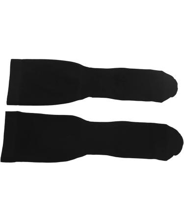 Compression Stockings for Blood Circulation - Varicose Vein Support Socks 23-32 mmHg - Tight Toe Black (4XL) - Ideal for Breastfeeding - Buy Online on GoSupps.com