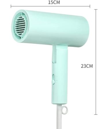 1600W Travel Hairdryer Childrens Hair Dryer Portable Mini Hair Dryer Temperature Protect Hair with 2 Speeds Low Noise Overheating Protection Cute Hair Dryers for Students Girls Friends Green Small - Buy Online on GoSupps.com